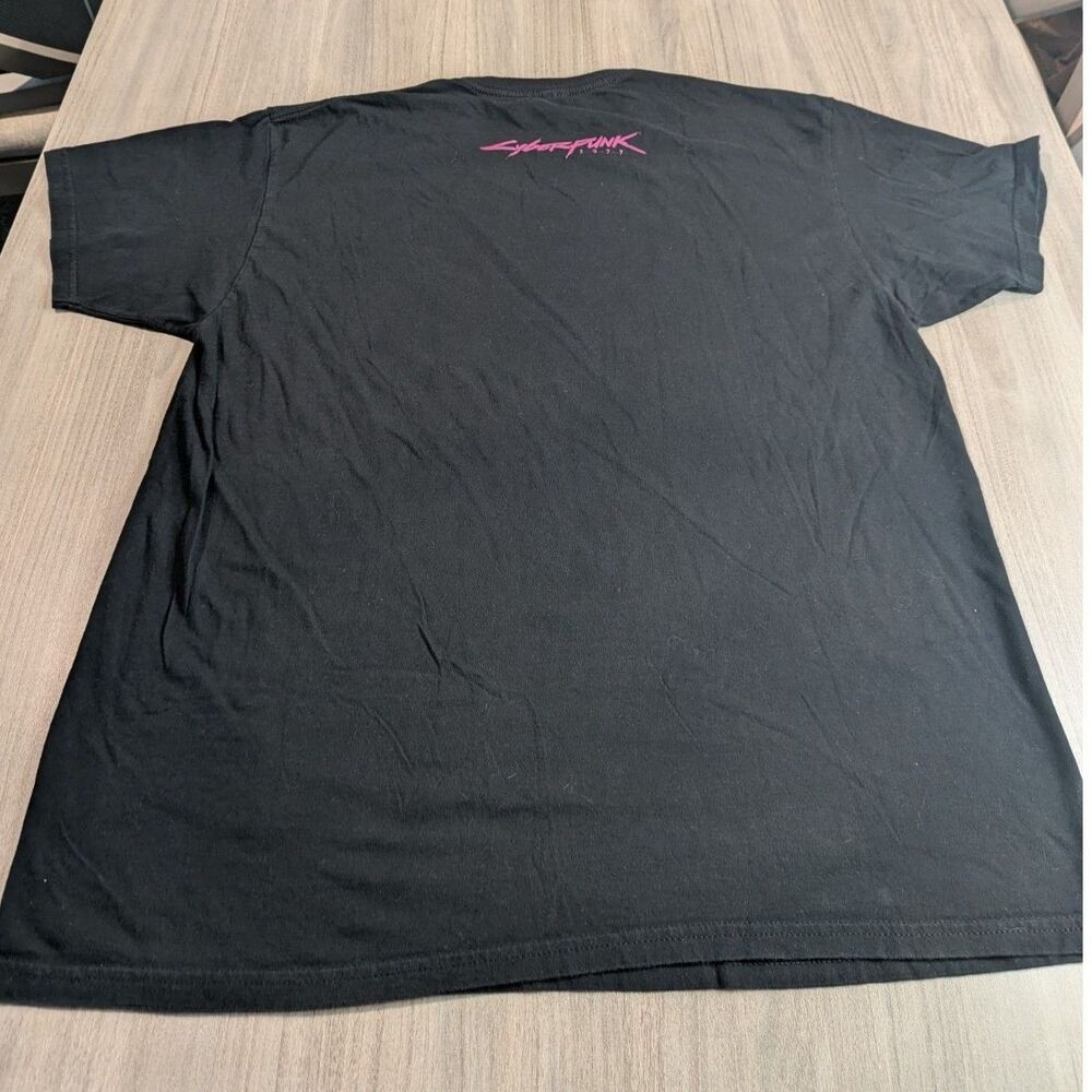 Cyberpunk 2077 Welcome To Night City Graphic T-Shirt Men's XL Black Video Game - Picture 9 of 9